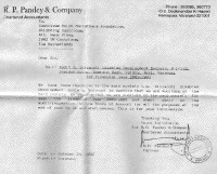 Accountant Letter