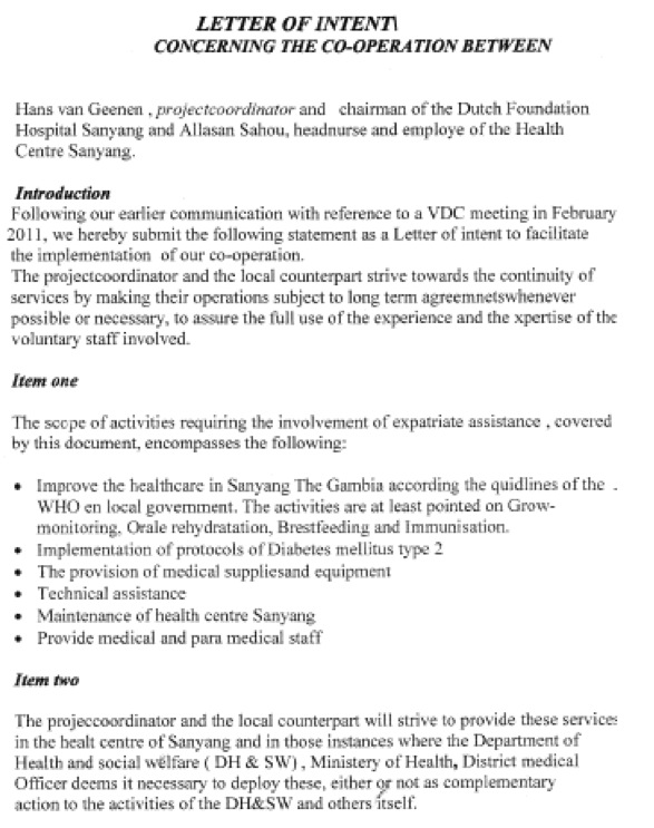 Letter of Content, part 1