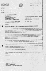 Brief van stichting 'Help Ghana'.
