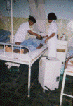 Patient afhankelijk van stroom