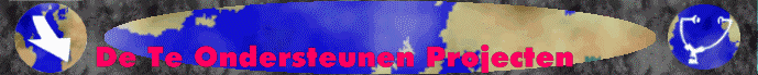 De te ondersteunen projecten